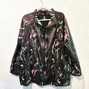 NWT Lularoe Sz 2xl Women's Rise Black and Purple Lightweight Workout Jacket